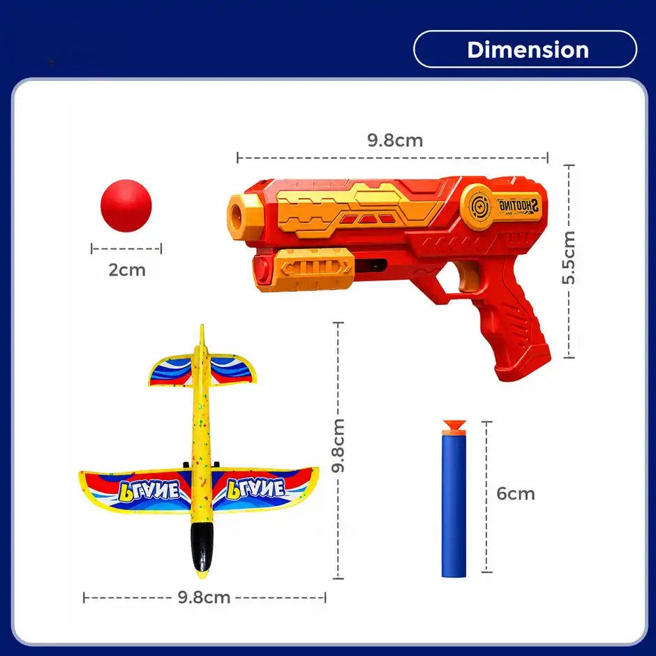 SkyBlaster | 3-in-1 Plane Launcher Toy Set
