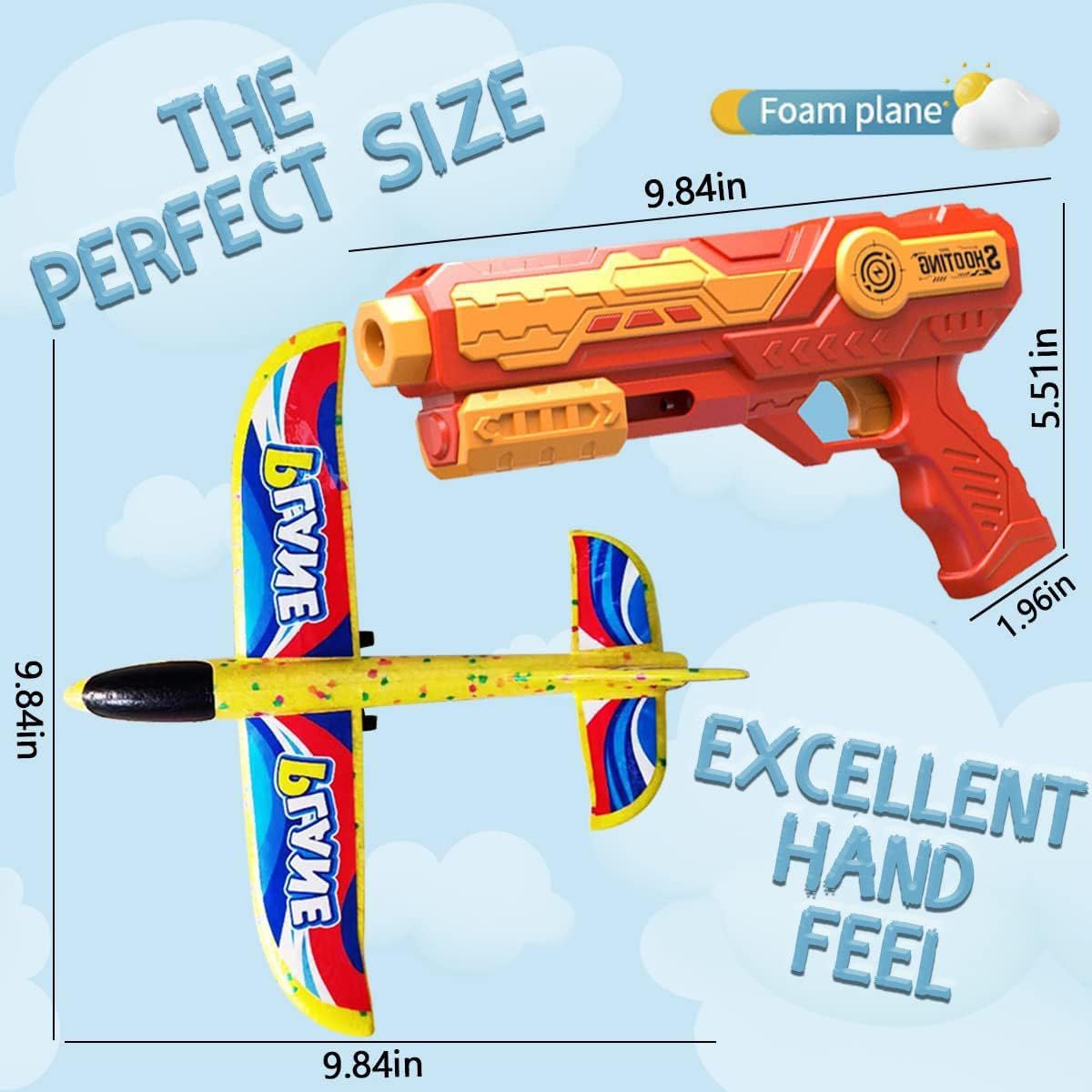 SkyBlaster | 3-in-1 Plane Launcher Toy Set