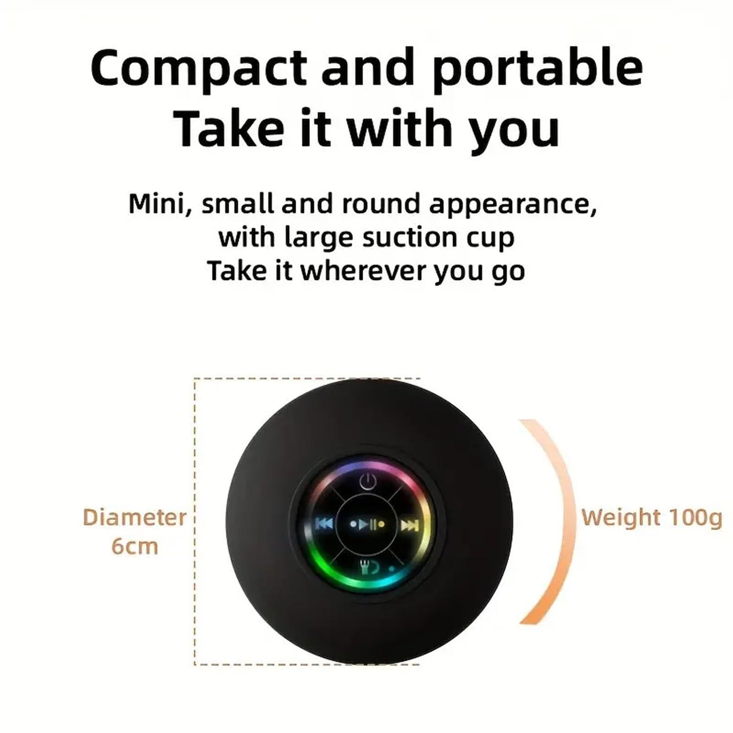 AquaBeat | Mini Waterproof Bluetooth Speaker