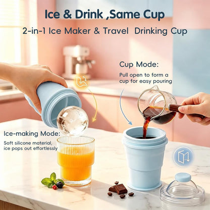 FrostCup | Collapsible Silicone Ice Ball Cup