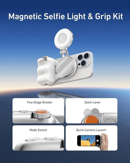 TELESIN SnapGlow | Magnetic Phone Grip Creator Kit