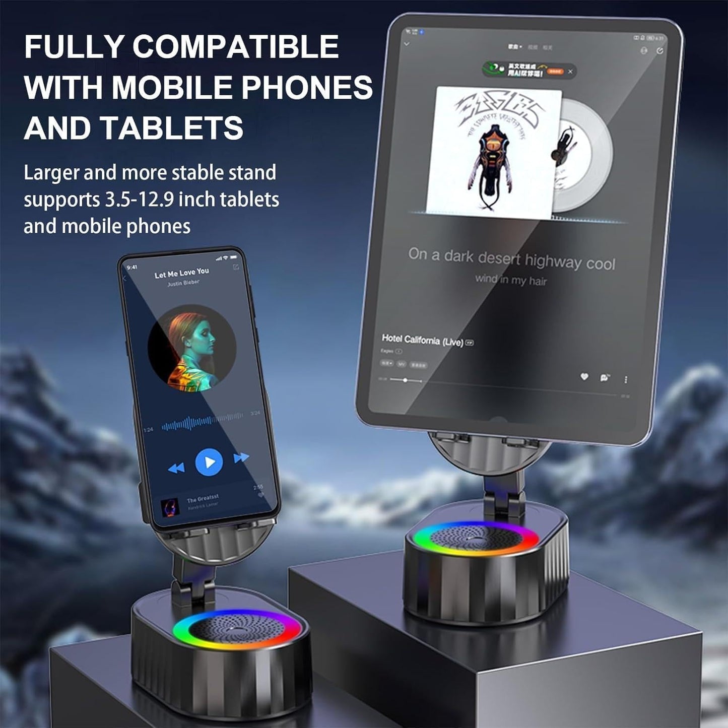 EchoLift | 5-in-1 Induction Speaker with RGB Lights