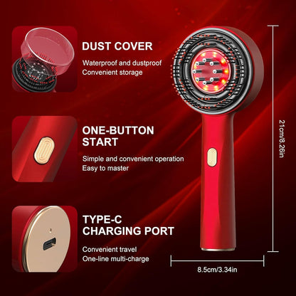 ScalpGlow | 3-in-1 Electric Hair Oil Massager