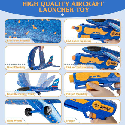 SkyBlaster | 3-in-1 Plane Launcher Toy Set
