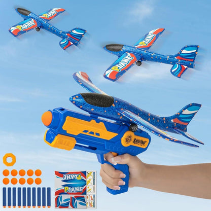 SkyBlaster | 3-in-1 Plane Launcher Toy Set