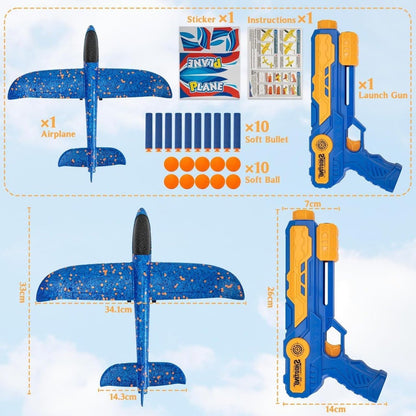 SkyBlaster | 3-in-1 Plane Launcher Toy Set