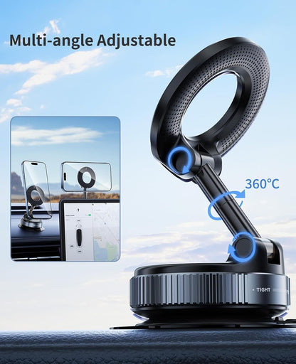 Mountify | Magnetic Vacuum Phone Holder