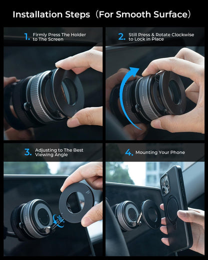 Mountify | Magnetic Vacuum Phone Holder