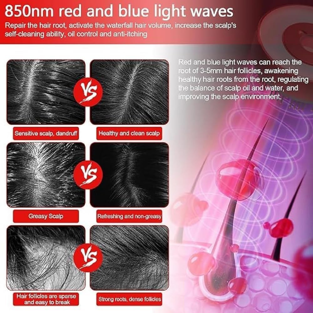 ScalpGlow | 3-in-1 Electric Hair Oil Massager